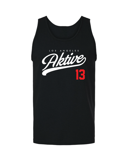 Batter Up | Black - Tank Top