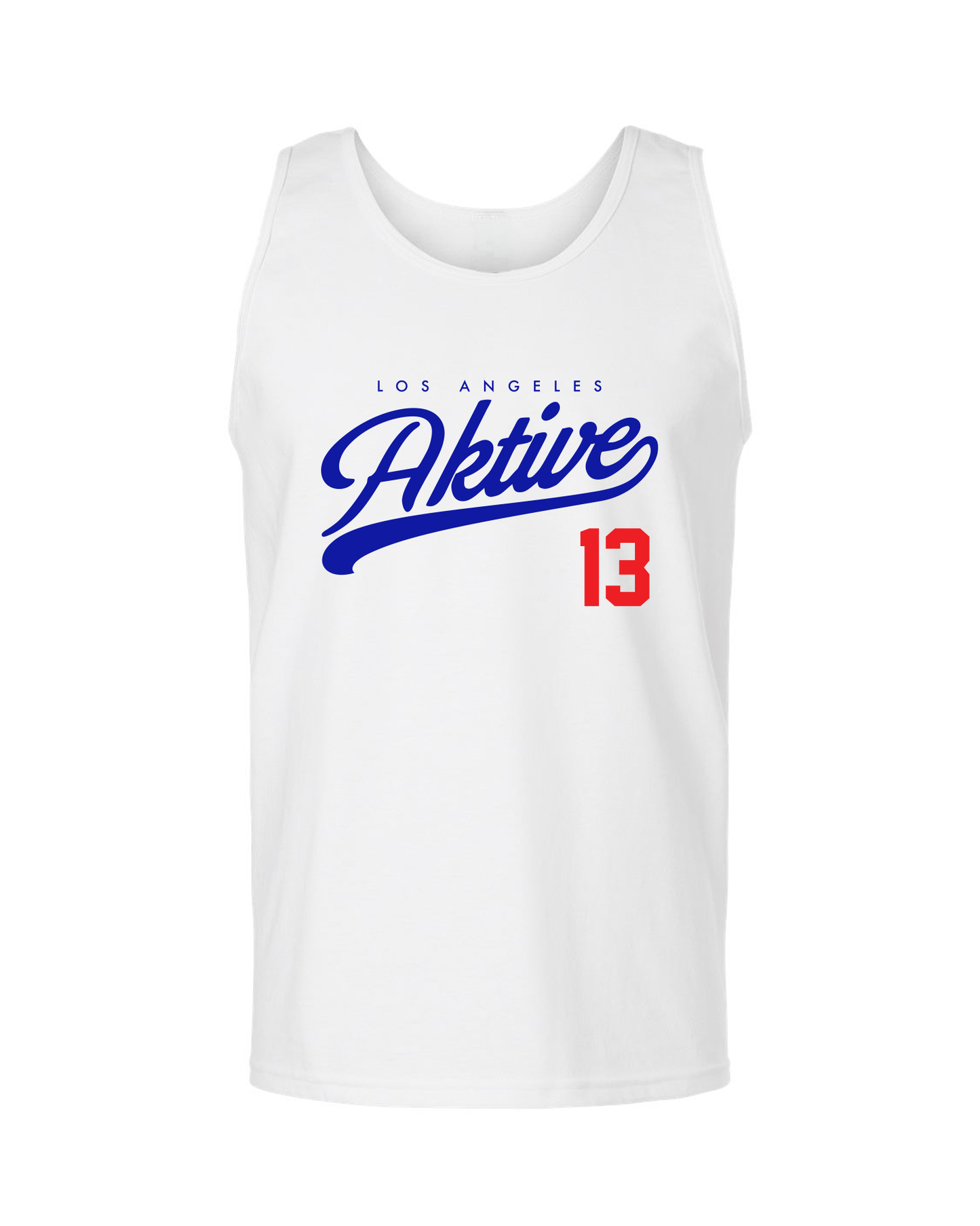 Batter Up | White - Tank Top