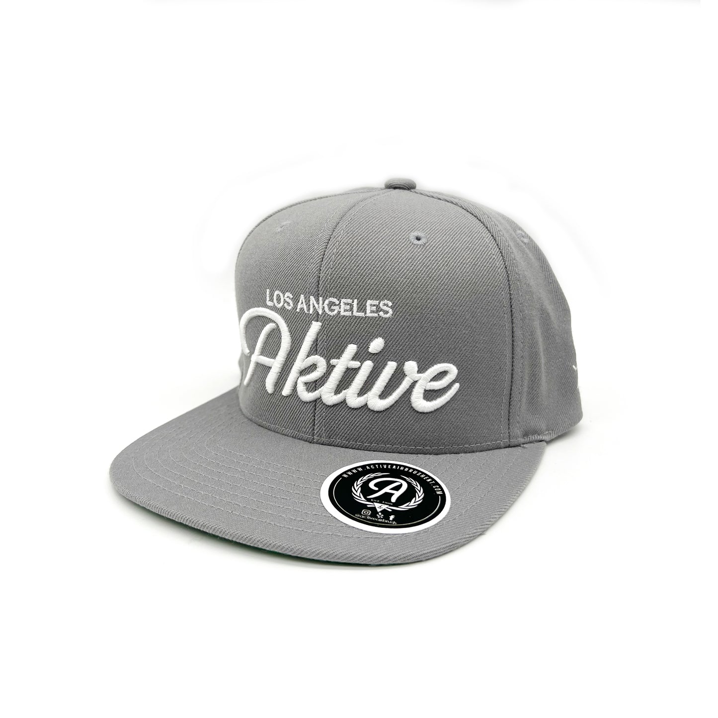 AKTIVE Los Angeles Classic Snapback in Gray